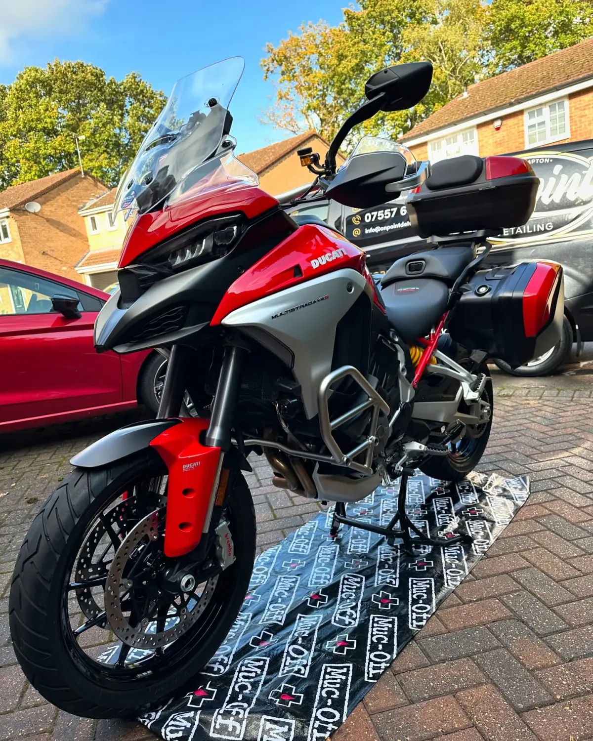 Motorcycle detailing