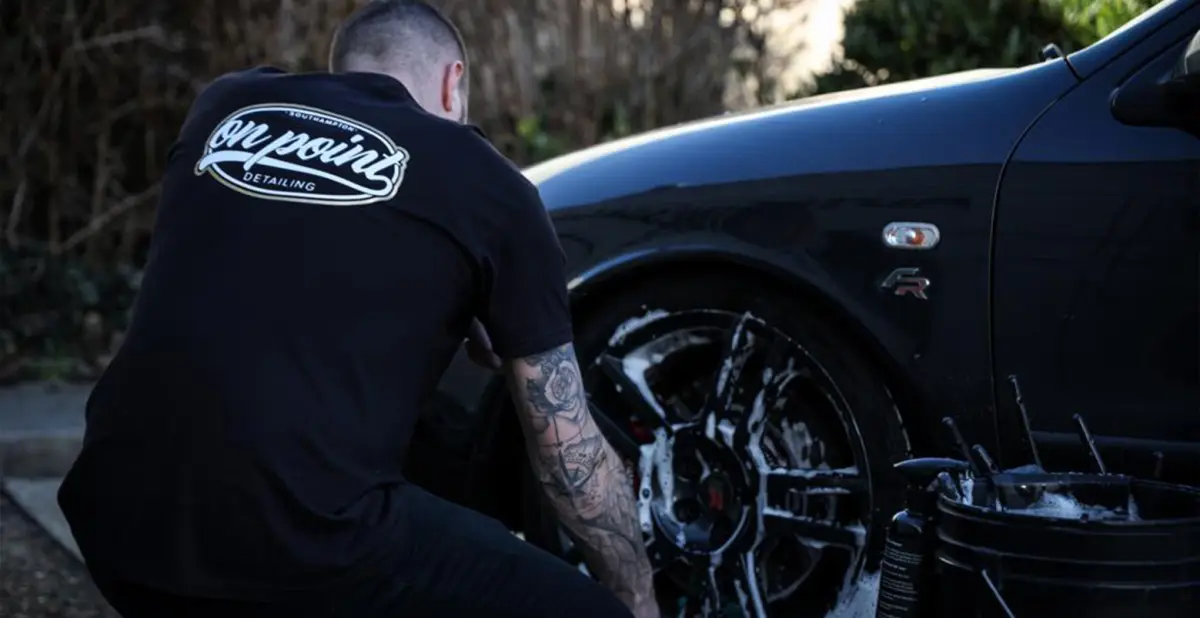 OnPoint founder working on a vehicle