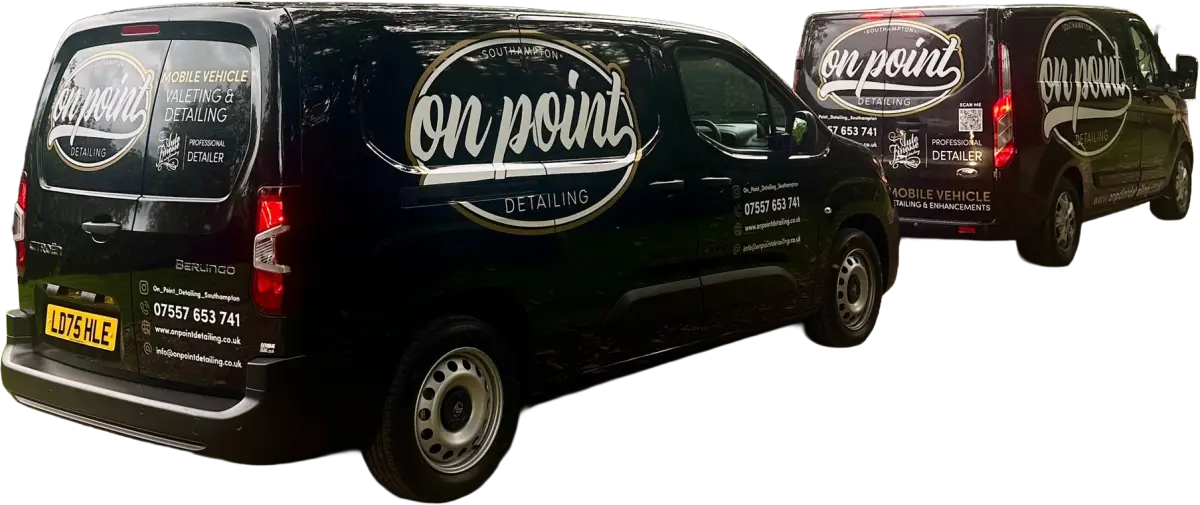 OnPoint mobile detailing vans